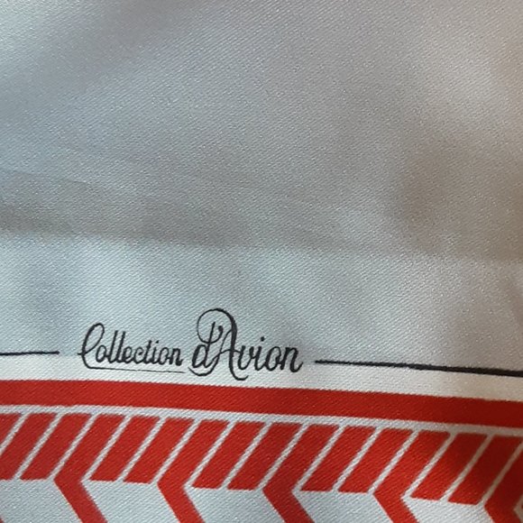 Vintage Dick Holthaus Collection D'Avion Square Flight Attendant Design Scarf - Picture 9 of 12